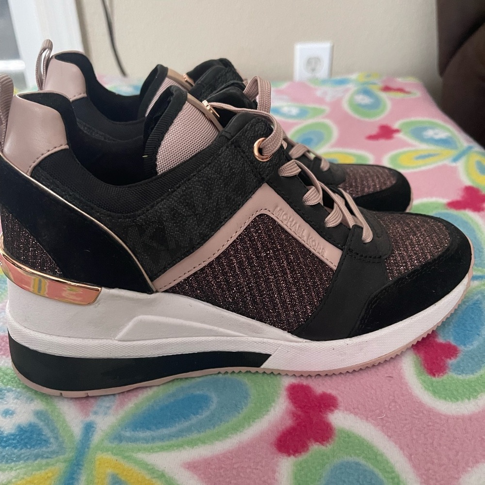 MK glam-girl glitters sporty trainers Round-toe